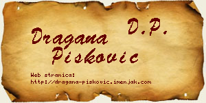 Dragana Pisković vizit kartica